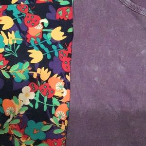 Lularoe TC leggings & XL perfect T